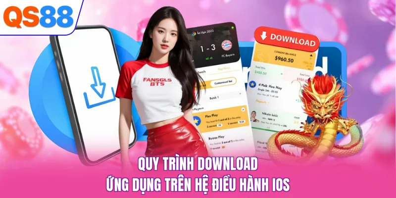 Quy trình download ứng dụng trên hệ điều hành ios